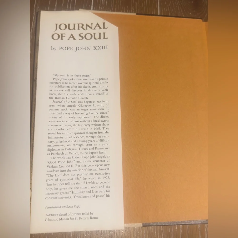 Journal of a Soul Pope John XXII Hardback 1965 Book 4th Edition